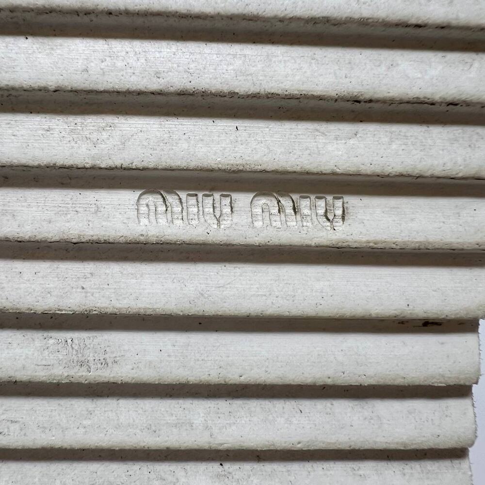 Miu Miu Shoes Women's Size 38.5 Platform Sneakers Authentic Designer Luxury Bold - Picture 7 of 16